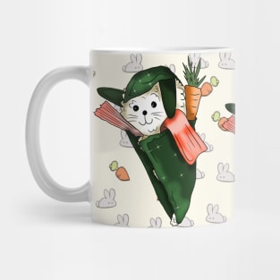 cartoon bunny sushi temaki Mug